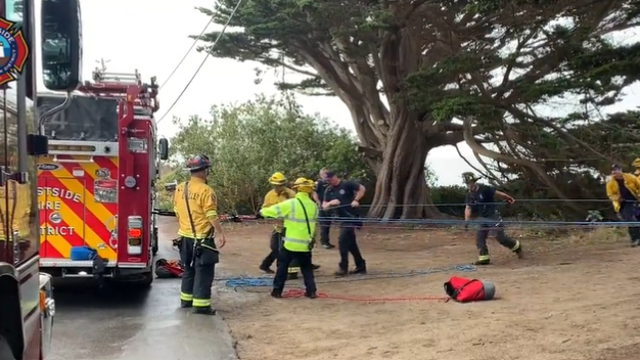 Man rescued after falling 100 feet from cliff in San Mateo County