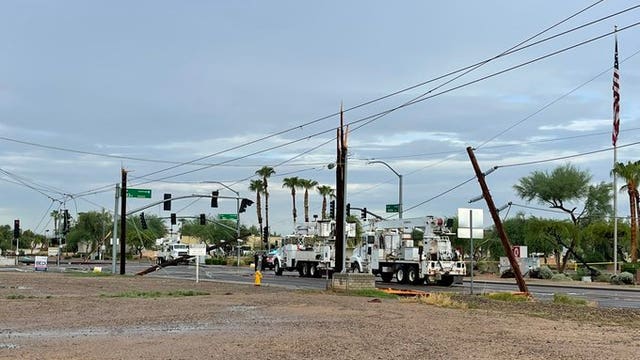 Electricity restored to thousands in Peoria after storms knock down power lines