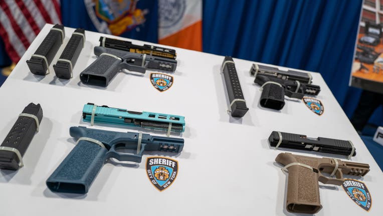 NYC Mayor Eric Adams And NY Attorney General Letitia James Make Announcement Combating Gun Violence In New York