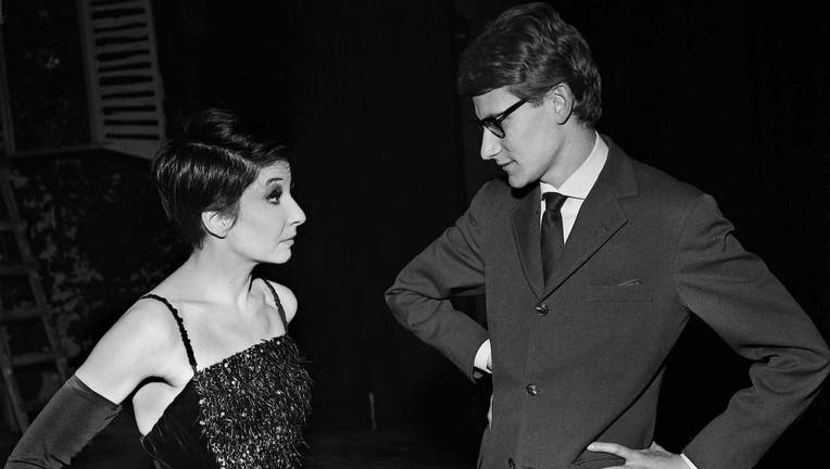 Zizi Jeanmaire and Yves Saint Laurent. Paris, Alha