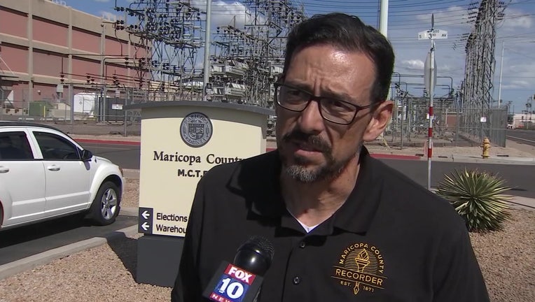 Adrian Fontes, in an interview he gave in 2020. At the time, Fontes was the Maricopa County Recorder.