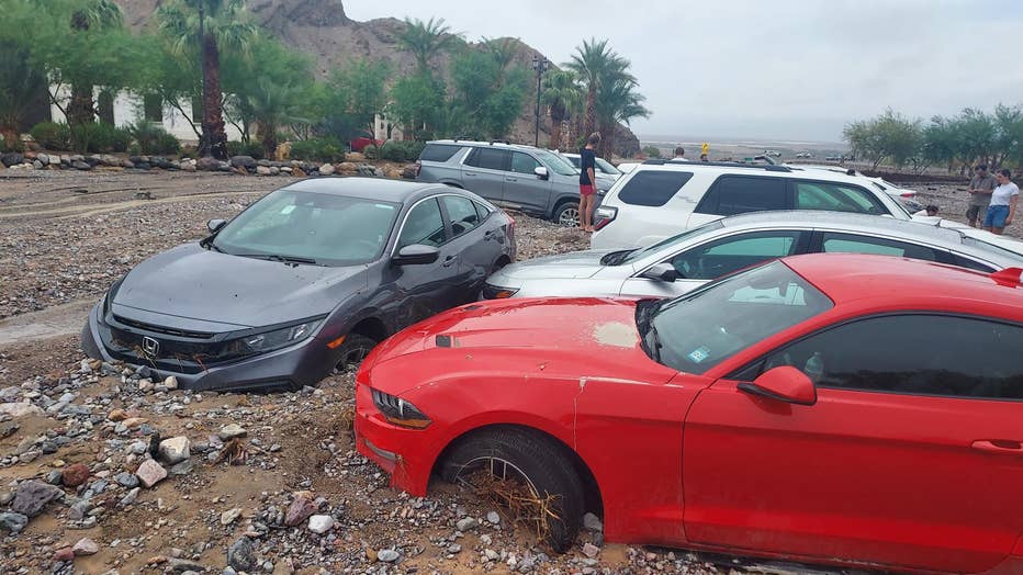 Cars at Furnace Creek Inn