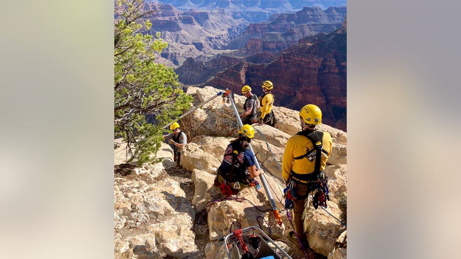 Rescuers recovered a body near Bright Angel Trail.