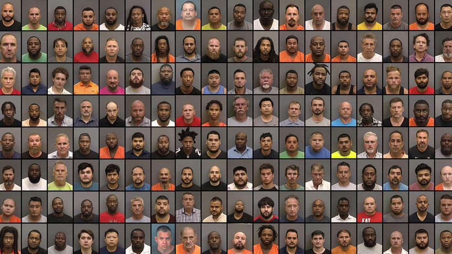 Photo: Booking images of suspects arrested during Hillsborough County Sheriff's Office operation.