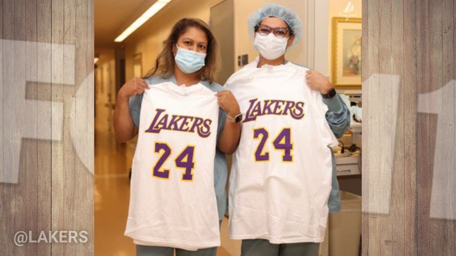 Babies born on Kobe Bryant's birthday received Lakers care package from  UCLA Health