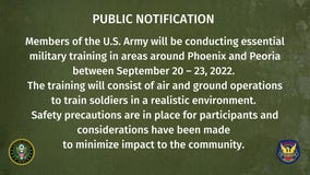 U.S. Army conducts military training exercises in Phoenix and Peoria