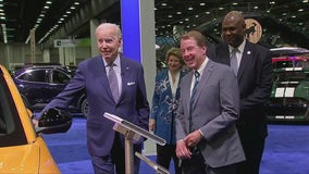 Bill Ford tells Joe Biden about the first time he drove a Mustang Mach-E