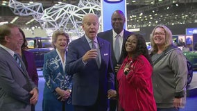 President Joe Biden touring Detroit Auto Show Wednesday