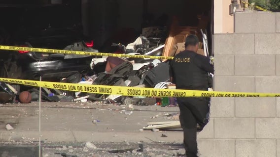 Driver crashes into block wall then into a home in Goodyear, police say