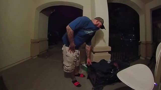 Man stealing expensive youth football equipment caught on Phoenix home's security camera