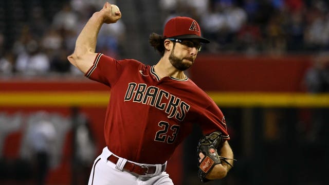 Gallen ties scoreless start record as Arizona stops Brewers