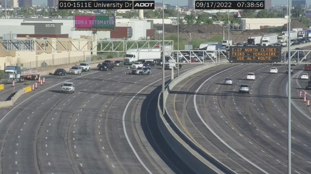 Alleged DUI crash on I-10 in east Phoenix injures 4, including Arizona trooper