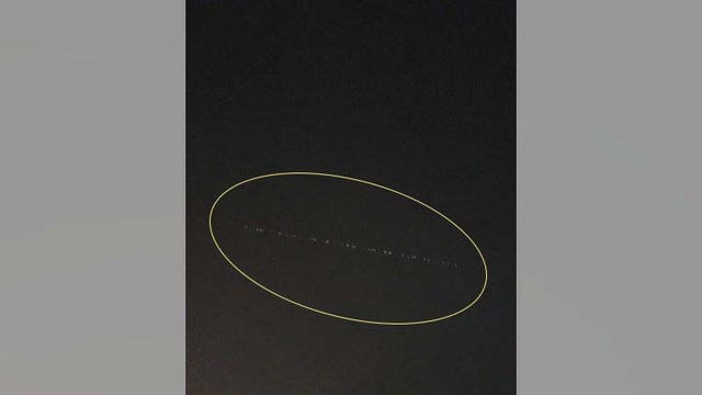 Did you see it? Arizonans report seeing row of lights in sky