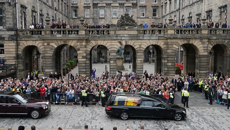 The Coffin Carrying Queen Elizabeth II Transfers From Balmoral To Edinburgh