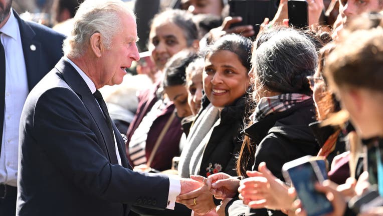 King Charles III Meets Emergency Service Workers To Thank Them Ahead Of The Queen's Funeral