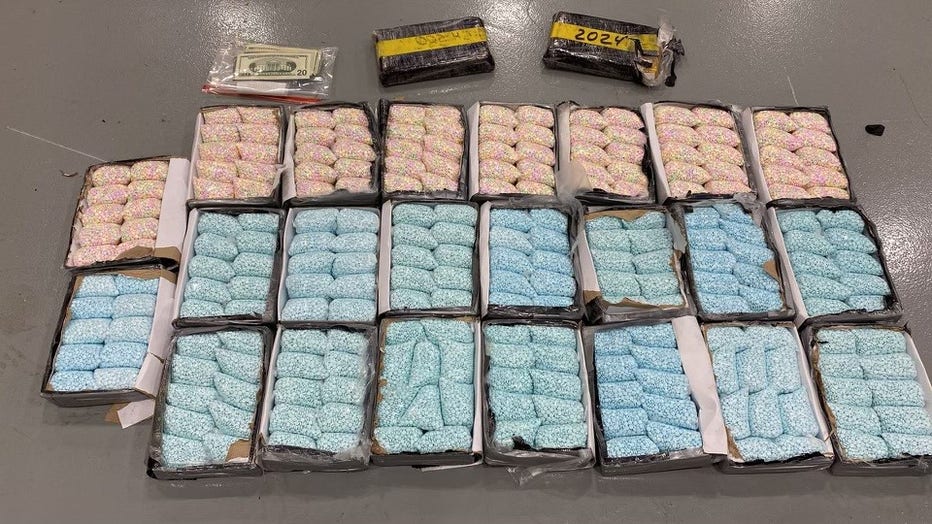 235,000 fake M30 pills seized by the DEA in Arizona.