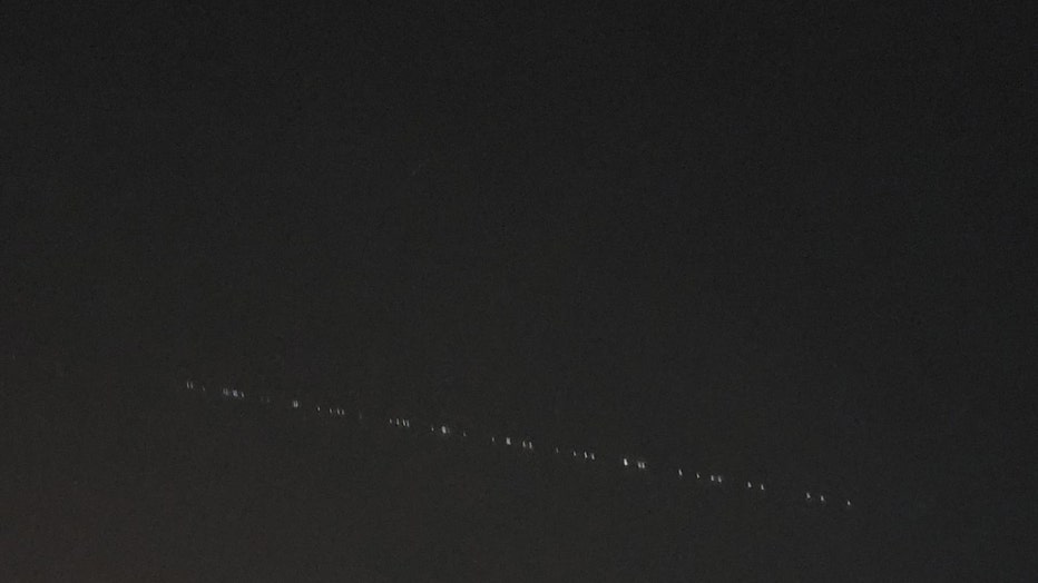 Did you see it Arizonans report seeing row of lights in sky