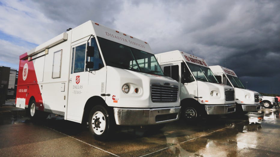 Mobile kitchens (Photo courtesy of Salvation Army)