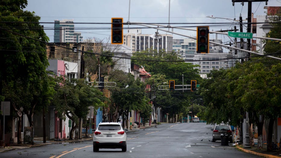 c77ea22f-Hurricane Fiona Hits Puerto Rico, Knocking Out Power Across The Island