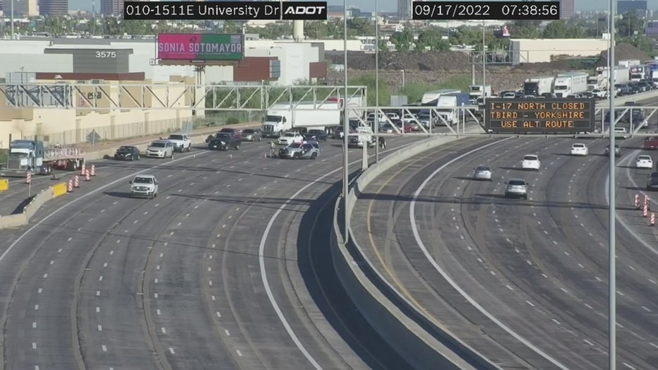 DPS is investigating a crash on I-10 near 40th Street.