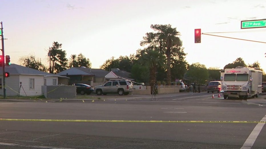 The scene of a deadly shooting investigation near 27th and Missouri avenues.