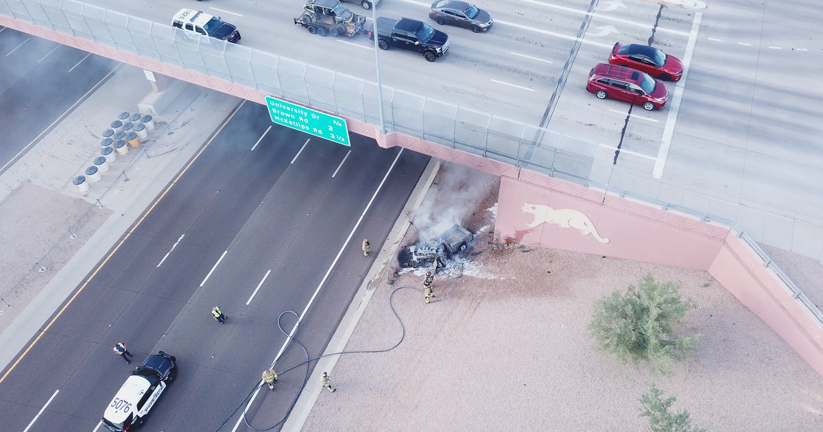 Deadly fiery crash on Loop 202 in Mesa temporarily halts westbound ...