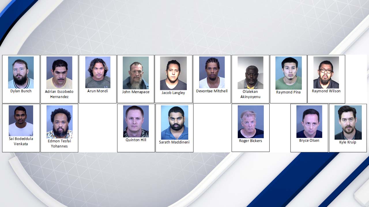 16 suspects arrested in Arizona child sex crimes operation - Vimarsana News