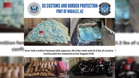 More than half a million fentanyl pills seized over 2 days at Arizona's southern border