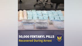 Police seize 50,000 fentanyl pills, guns in Phoenix; suspect arrested