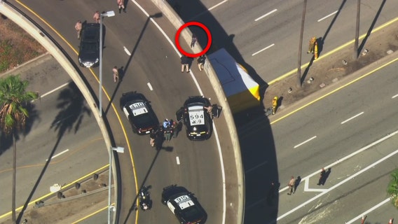 Pursuit suspect in custody after wild 3-county chase, hour-long standoff near LAX