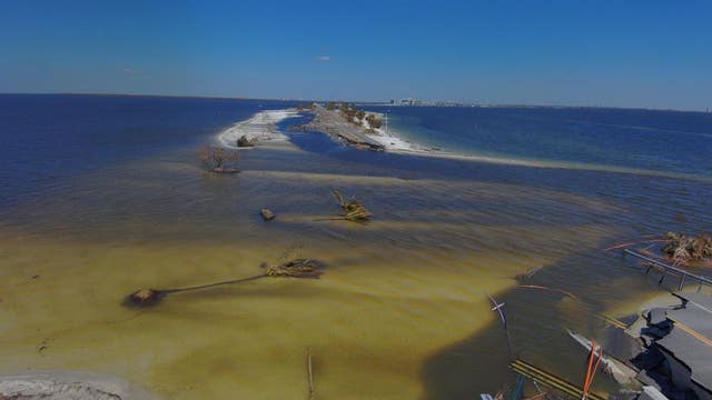 Before and after photos: Sanibel Island Causeway opens again after Hurricane Ian washed it out