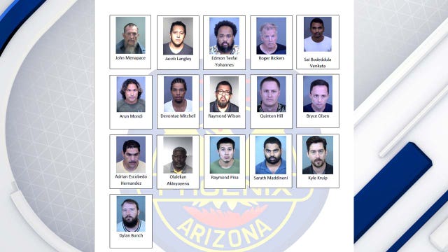 Arizona pediatrician among 16 suspects arrested in child sex crimes operation