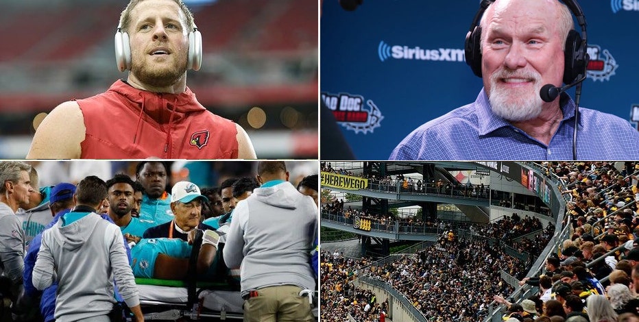 J.J. Watt's 'heart shocked back into rhythm'; fan plunges to death at Steelers stadium: top sports stories