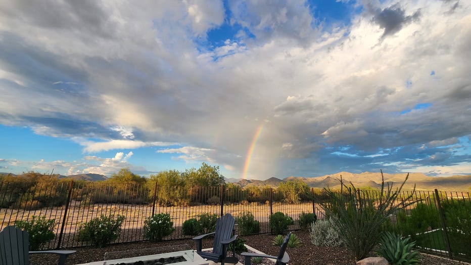 A little rainbow action as we mark Friday eve! Thanks Ginz for sharing this amazing photo with us all! 