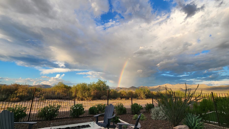 A little rainbow action as we mark Friday eve! Thanks Ginz for sharing this amazing photo with us all!