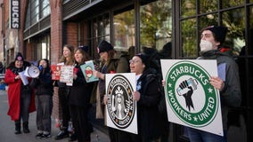 Starbucks workers strike at more than 100 US stores