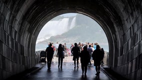 Tunnel opens to visitors below Niagara Falls, showcasing 115-year-old engineering marvel