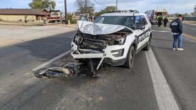 Chino Valley officer injured in serious crash, airlifted to Deer Valley hospital