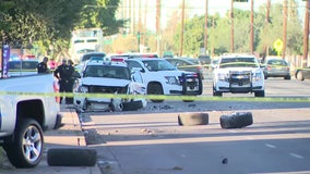 Crash in Phoenix sends two police officers to the hospital