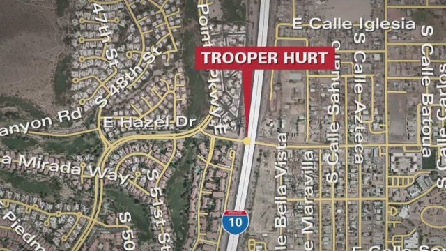 I-10 crash in Guadalupe involving Arizona trooper leaves 1 dead, 5 hurt
