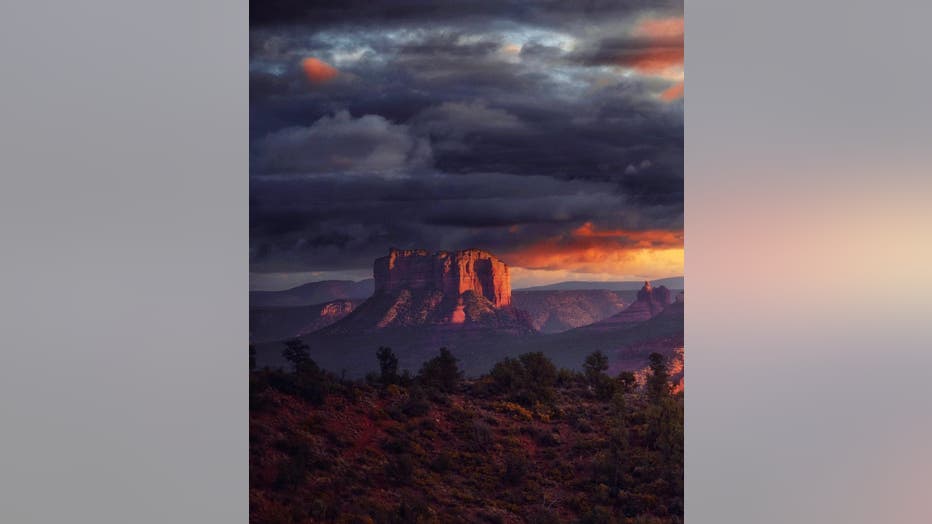 A majestic view of Sedona to close out the workweek. Thanks Keith Dines for sharing!