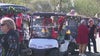 Arizona seniors in golf carts abound bring holiday cheer all around