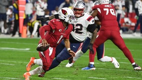 Patriots rally for 27-13 win over Cardinals, Kyler Murray hurt