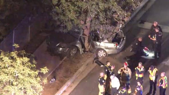 2 teens dead, 2 others hospitalized after car hits tree in Surprise
