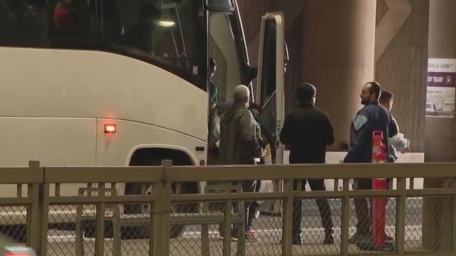 Busloads of migrants are being dropped off at Phoenix Sky Harbor Airport daily