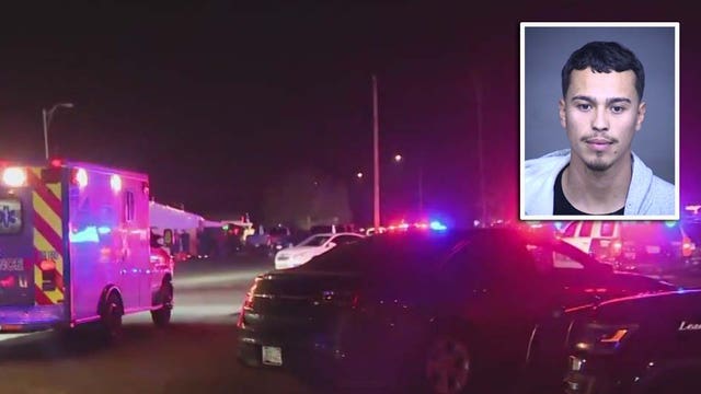 Triple shooting breaks out in Mesa following neighborhood brawl, suspect arrested: police