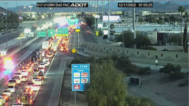 I-17 reopens in north Phoenix after serious crash