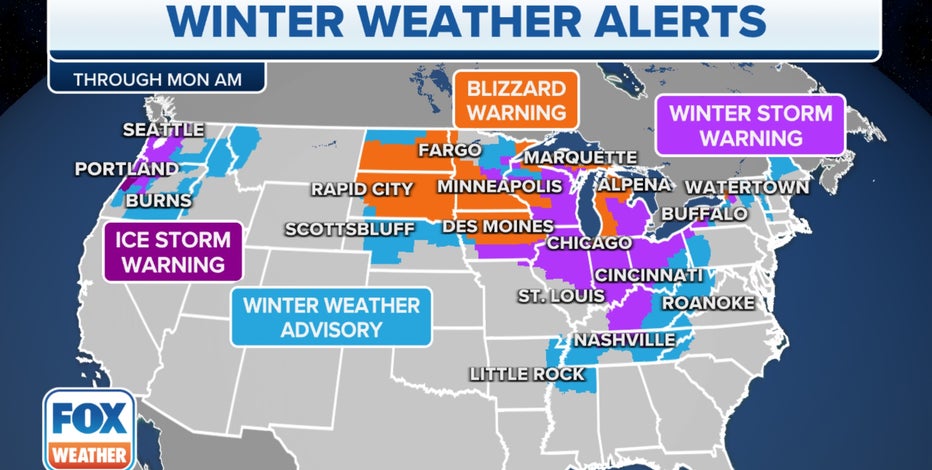 Millions in Northern U.S. Under Winter Storm Warning as Blizzard Freezes  the Midwest - The New York Times