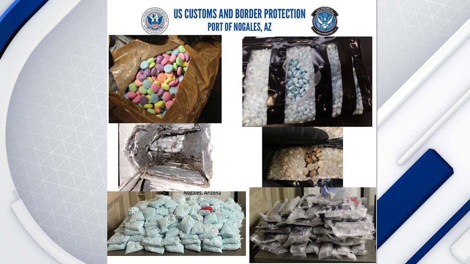 Border officers in Arizona seized more than 1.5 million fentanyl pills over the course of several days, authorities said Monday.