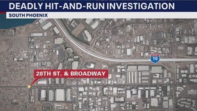 Pedestrian struck, killed in south Phoenix hit-and-run